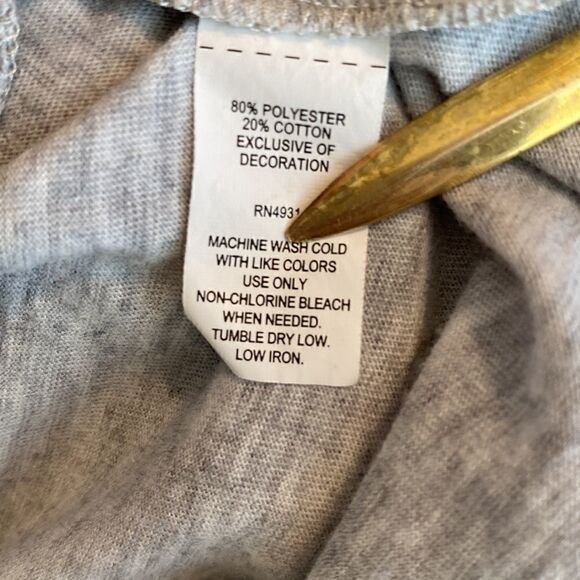 Champion Ohio University Bobcats Long Sleeve Gray T-Shirt Size Small - Picture 9 of 9